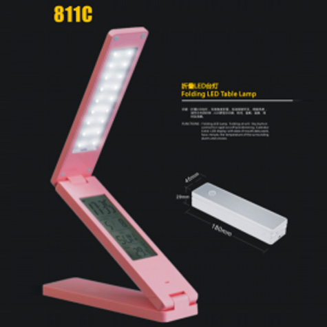 811C Folding touch LED lamp calendar