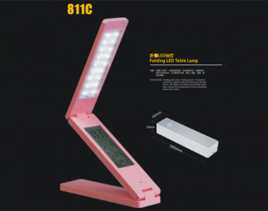 811C Folding touch LED lamp calendar